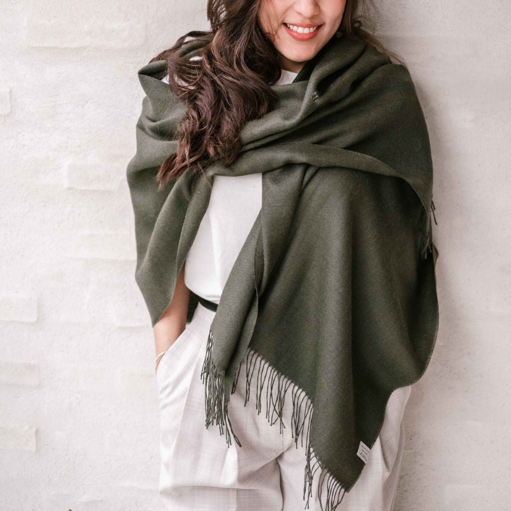 Alpaca wool is known for its warmth, softness, and hypoallergenic properties. 